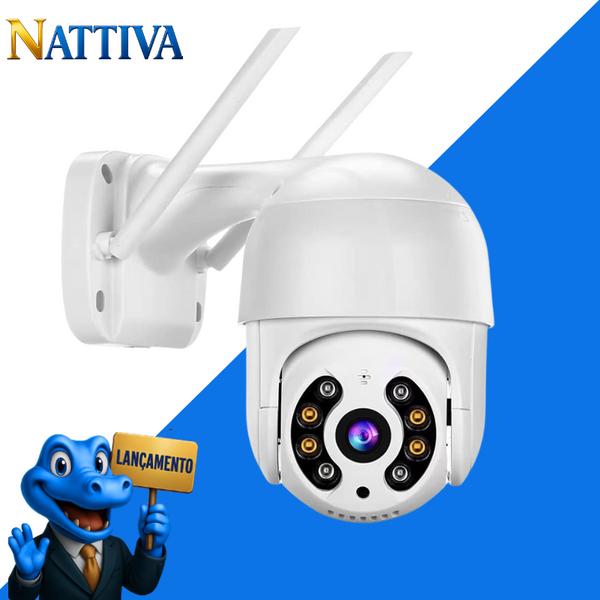 Câmera de Monitoramento HD - NattiSecurity™ + Brinde Exclusivo