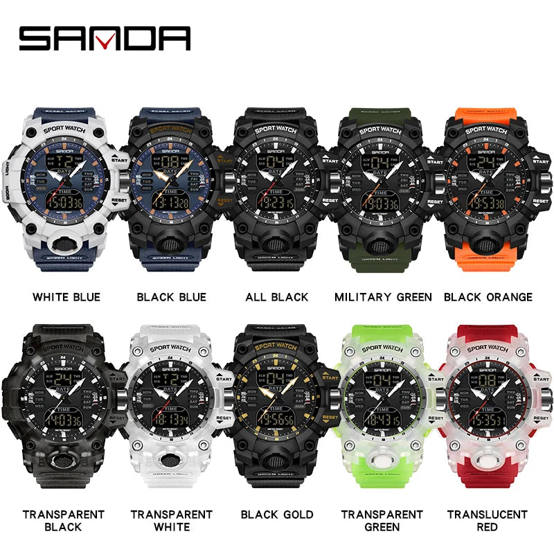 Relógio Militar - Sanda 6126™ + [Últimas Unidades]